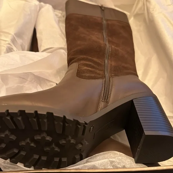 Giani Bernini Kaidyn Lug Sole Riding Boots -memory foam - Picture 3 of 7